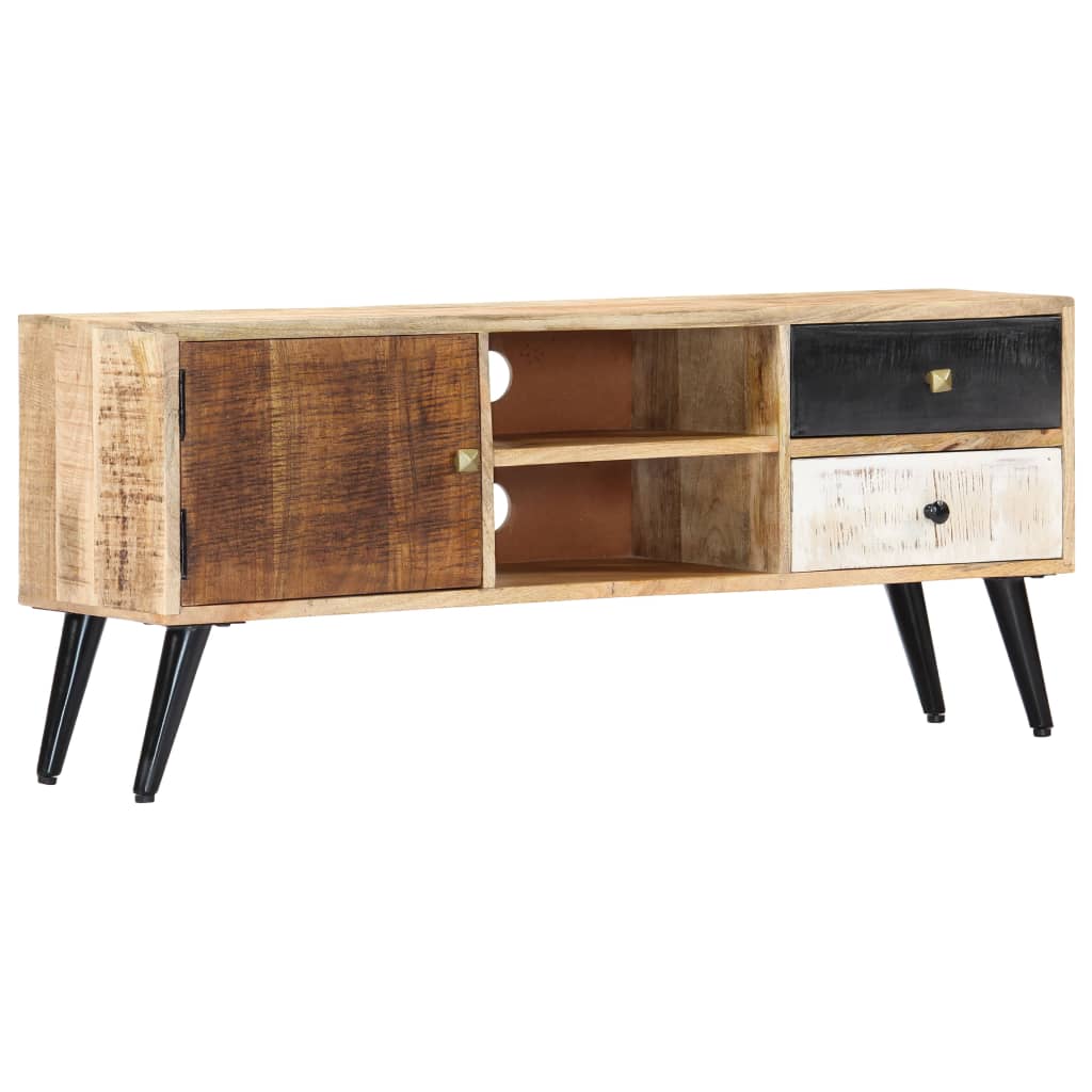 Tv cabinet 115 x 30 x 47 cm solid mango wood - number 10.