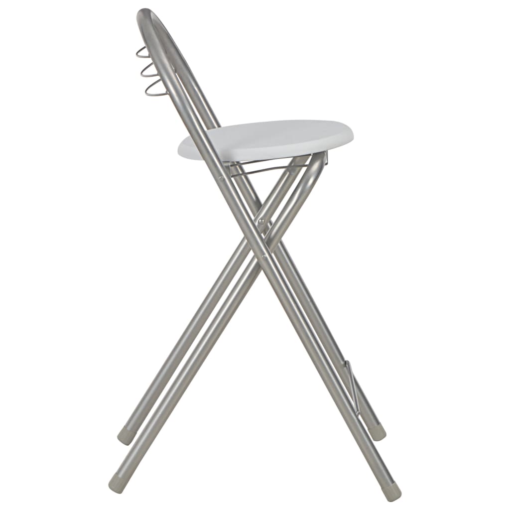 Barsæt dele med hylder træ og stål hvid - hvid og sølvfarvet, 3 - number 9.