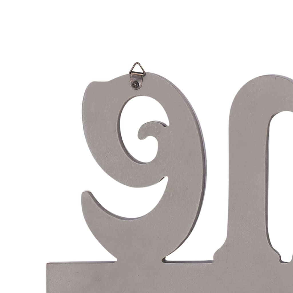 Porte-manteau mural home 50 x 23 cm - number 4.