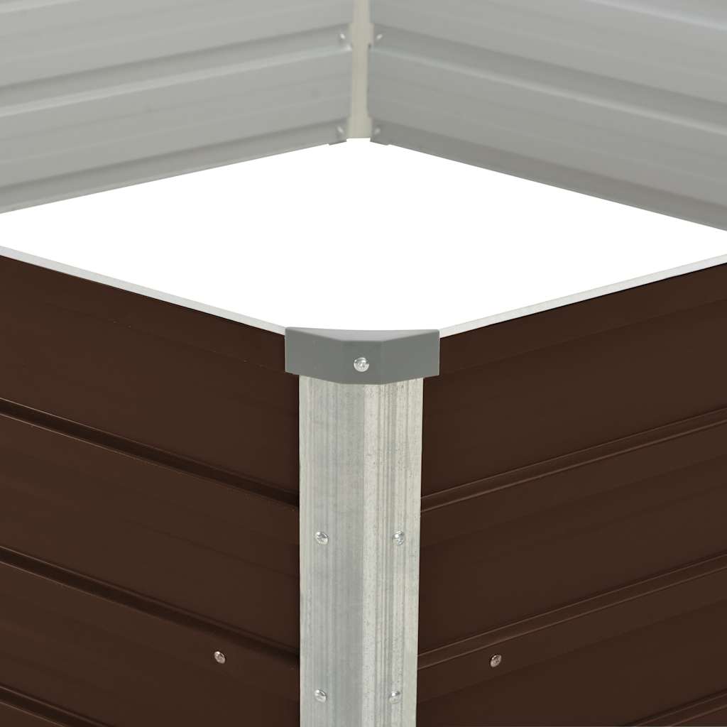 Podignuta žardinjera 129 x 129 x 46 cm pocinčani čelik - number 4.