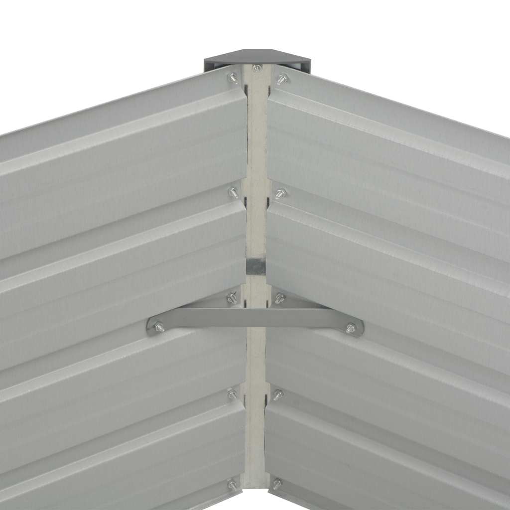 Podignuta žardinjera 129 x 129 x 46 cm pocinčani čelik - number 5.