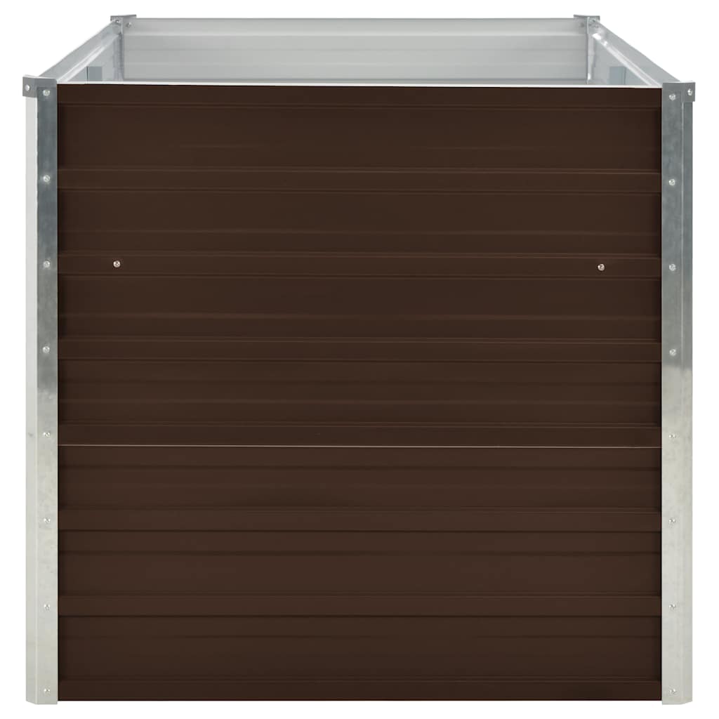 Raised planter galvanized steel - number 5.