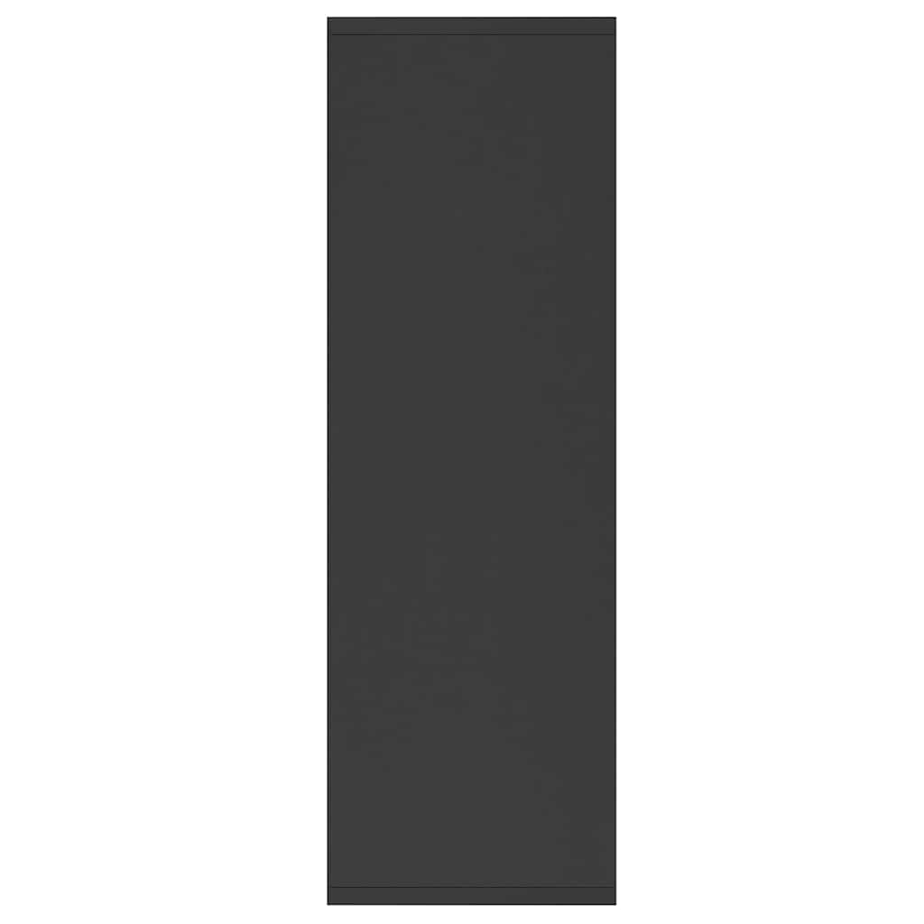 Bogreol/skænk 50x25x80 cm konstrueret træ - sort, 1 - number 5.