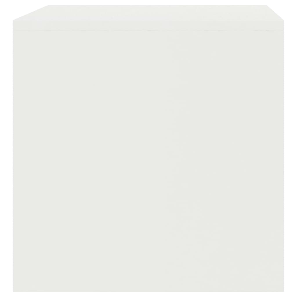 Tv stolek 80x40x40 cm dřevěné dřevo - bílá, 1 - number 5.