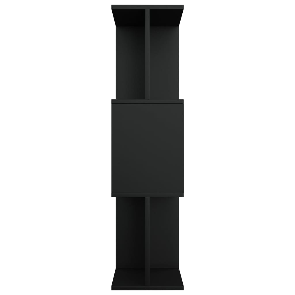 Regał/przegroda pokojowa 80x24x96 cm drewno klejone - czarny, 1 - number 7.