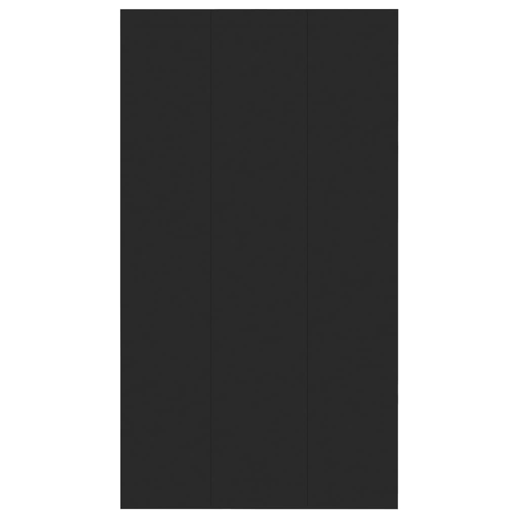 Regał/kredens 66x30x98 cm drewno klejone - czarny, 1, 98 cm, 66 cm - number 8.