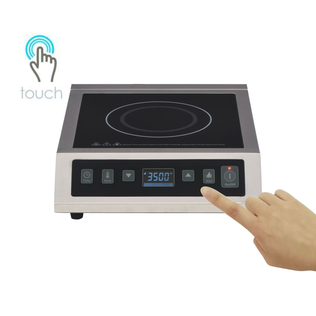 Electric induction hob with touch panel 3500 w - number 5.