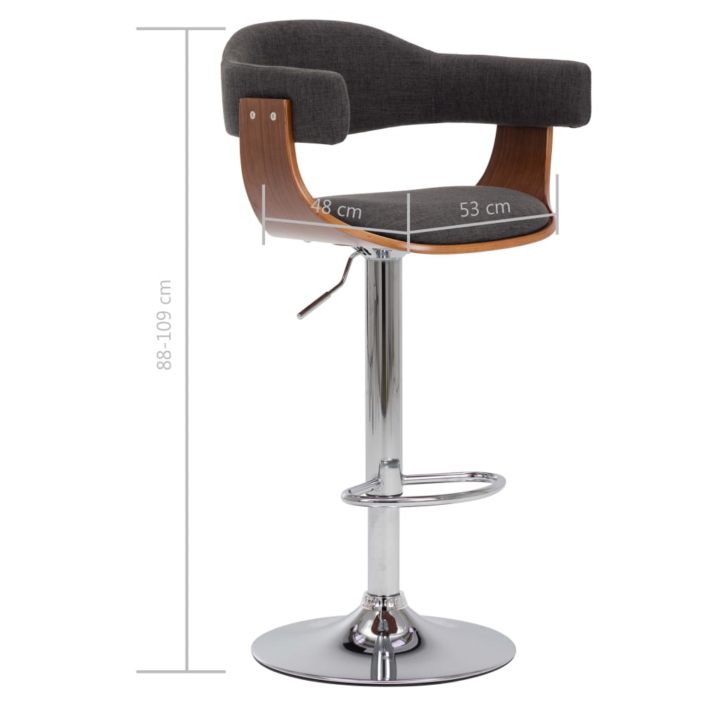 Barkrakker 2 stk. bøyd tre og grått stoff - number 9.