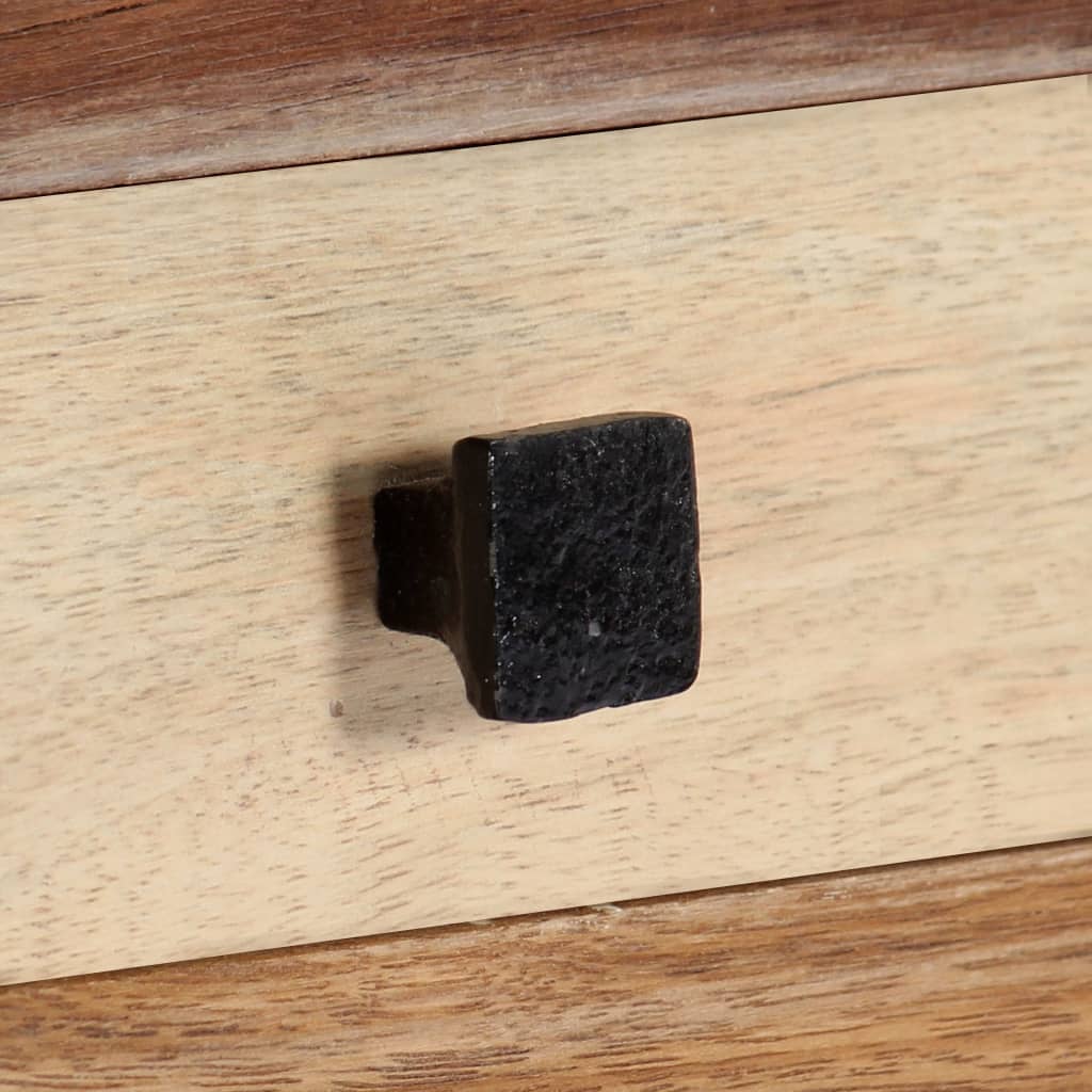 Tv skříňka 120x30x40 cm masivní recyklované dřevo a ocel - number 6.