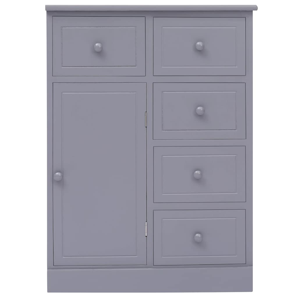 Komoda sa 10 ladica 113x30x79 cm drvo - siva, 1 - number 6.