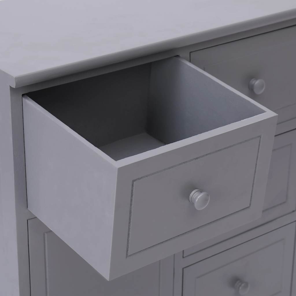 Komoda sa 10 ladica 113x30x79 cm drvo - siva, 1 - number 10.