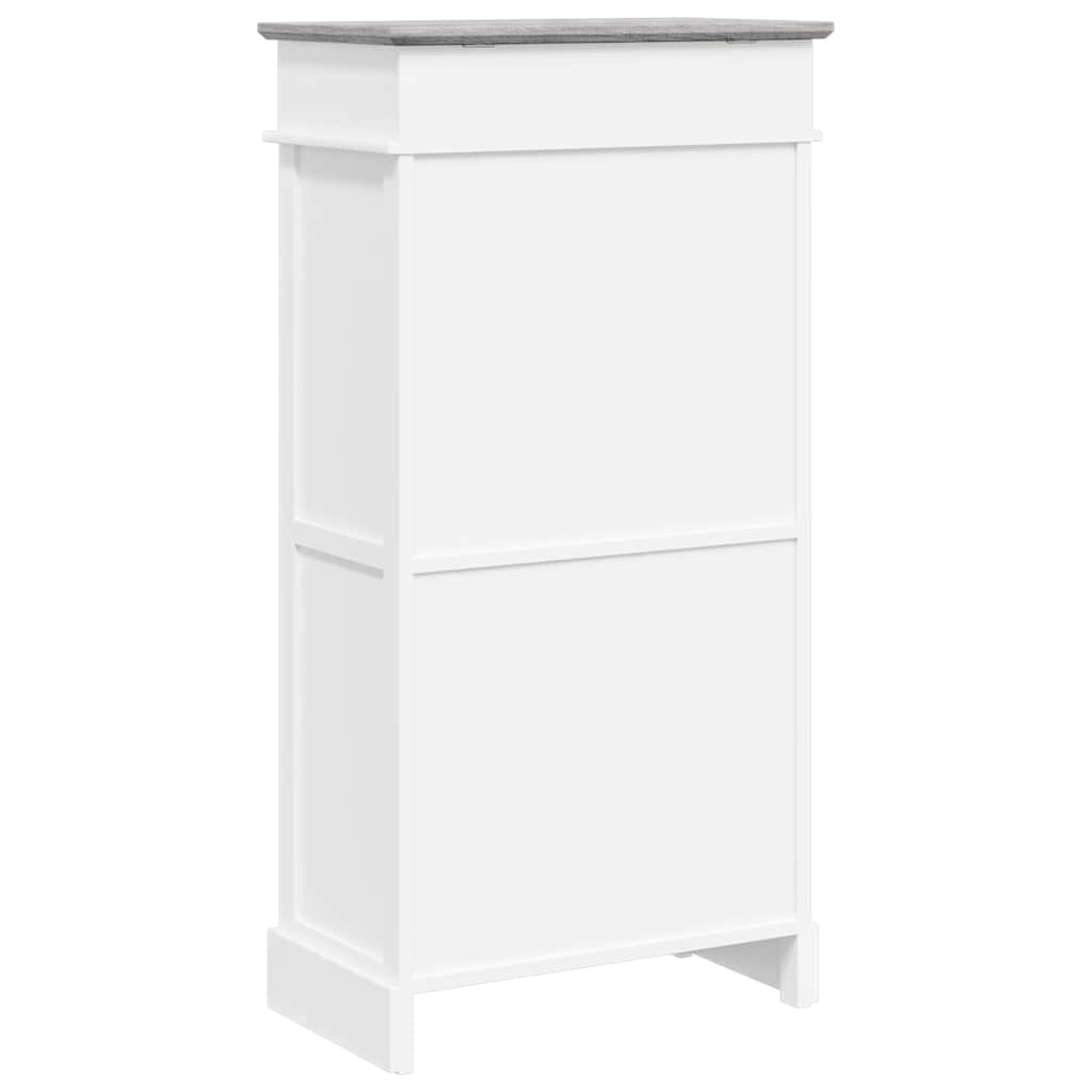 Ormarić za cipele 50 x 28 x 98 cm carsko drvo sivo - sivo i bijelo, 1 - number 5.