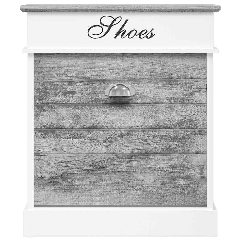 Kenkäkaappi 50 x 28 x 58 cm keisarillinen puu - harmaa, 1 - number 3.