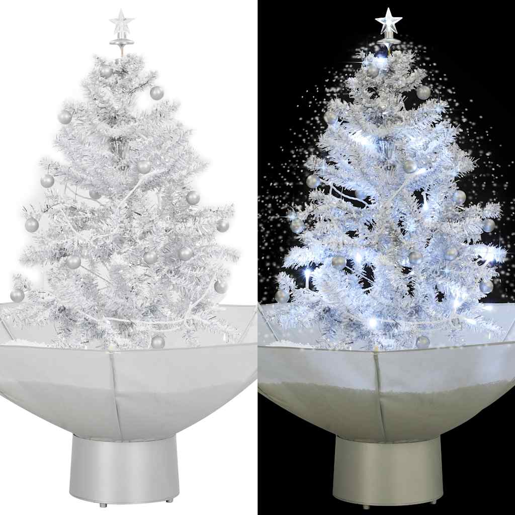 Christmas tree with snowfall umbrella base 75 cm - number 1.