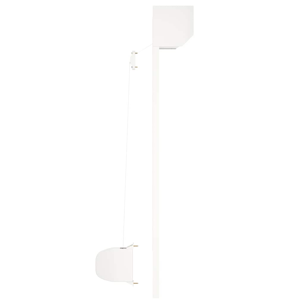 Rulleskodder aluminium - hvid, 70 x 100 cm - number 5.