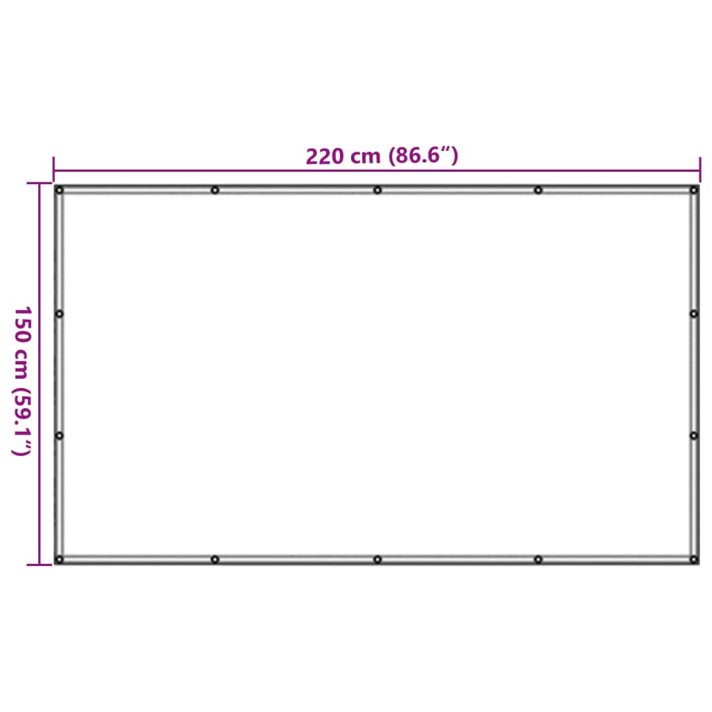 Trailernet hdpe 1,5 x 2,2 m sort - number 7.