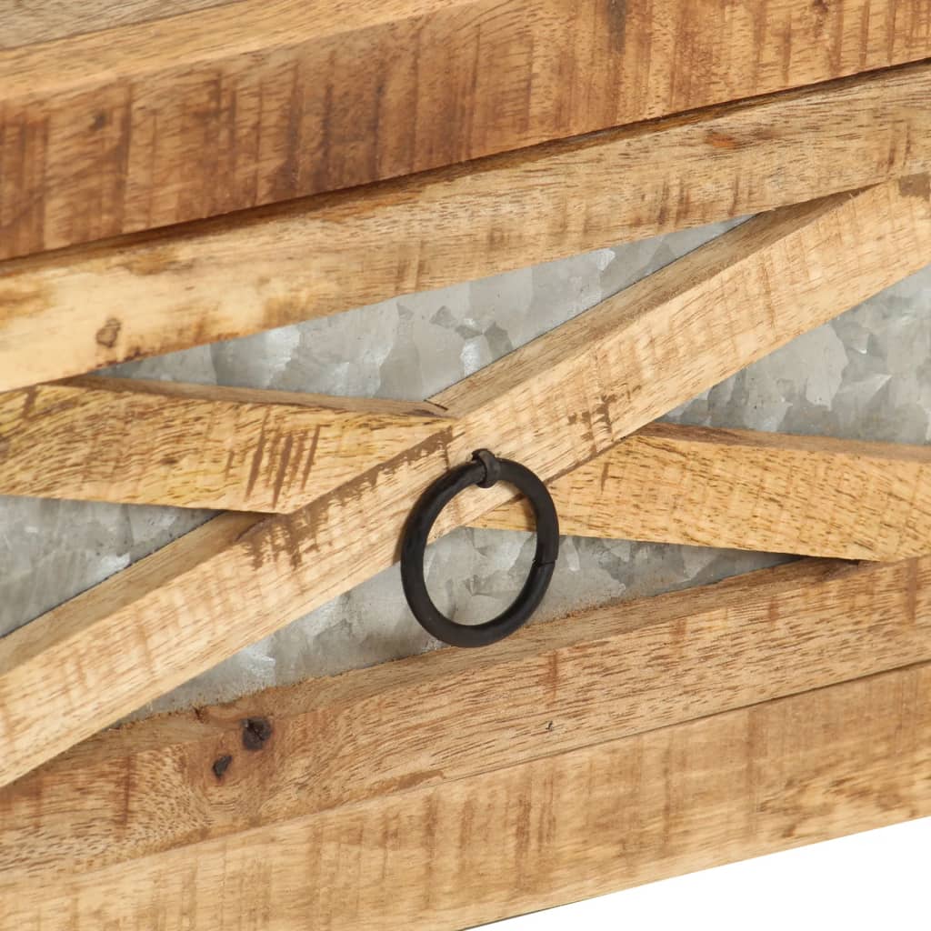 Sofabord 110 x 50 x 38 cm massivt mangotræ - number 7.