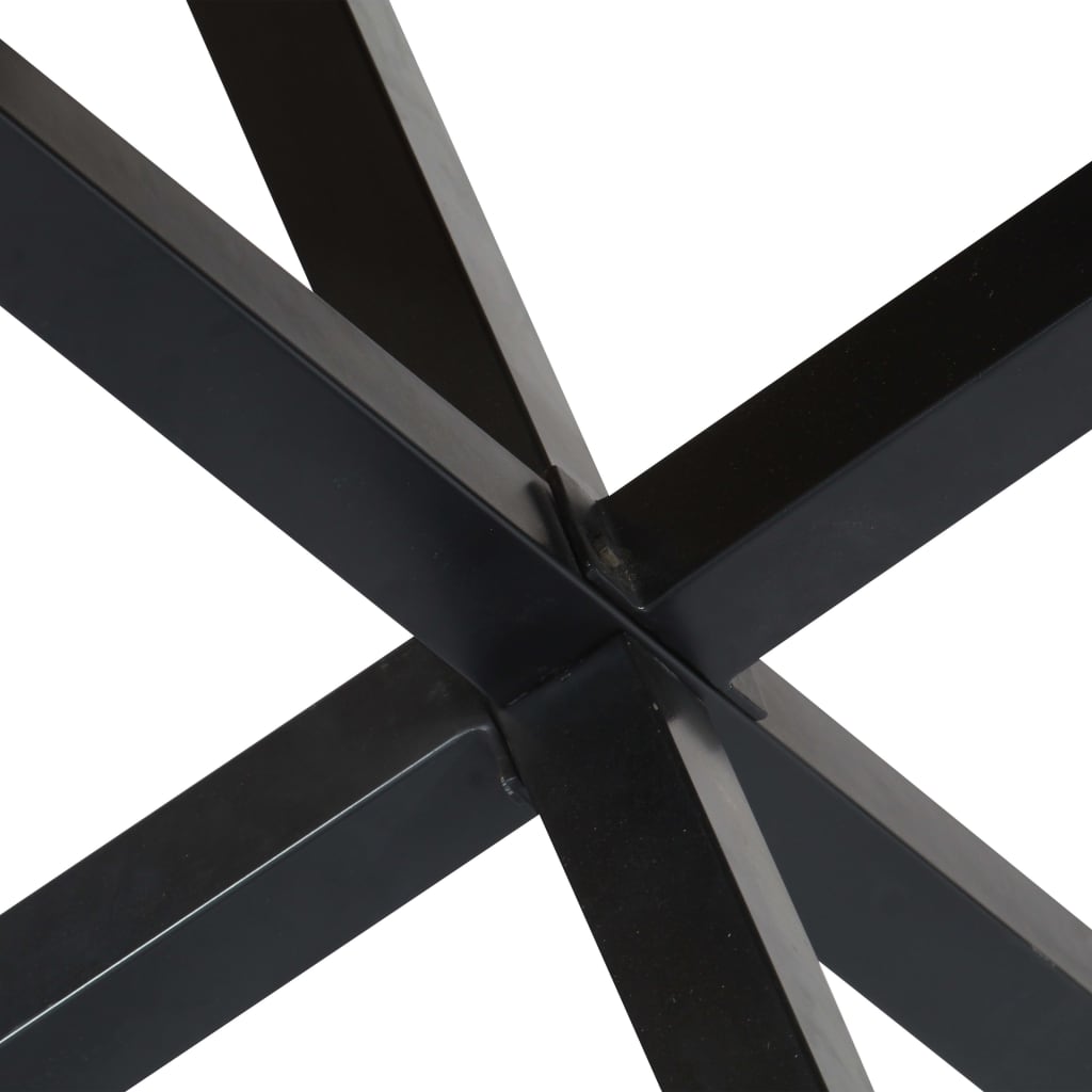 Okrągły stół jadalny 120x76 cm lite drewno mango - number 8.