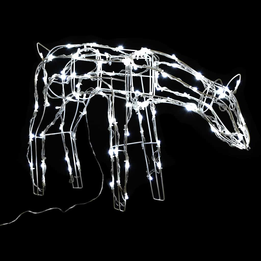 Décoration lumineuse de noël en 3 parties renne 229 led - number 6.