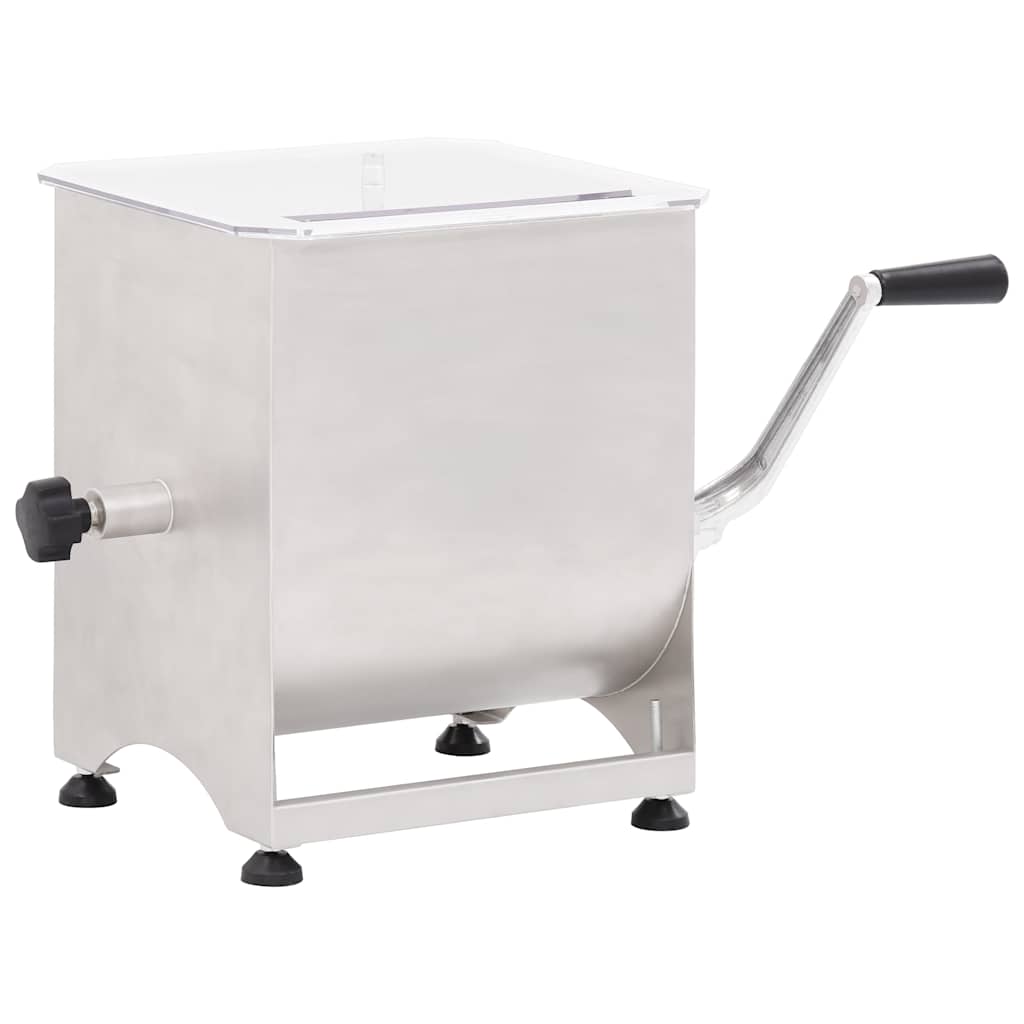 Meat mixer with gearbox stainless steel silver - number 1.