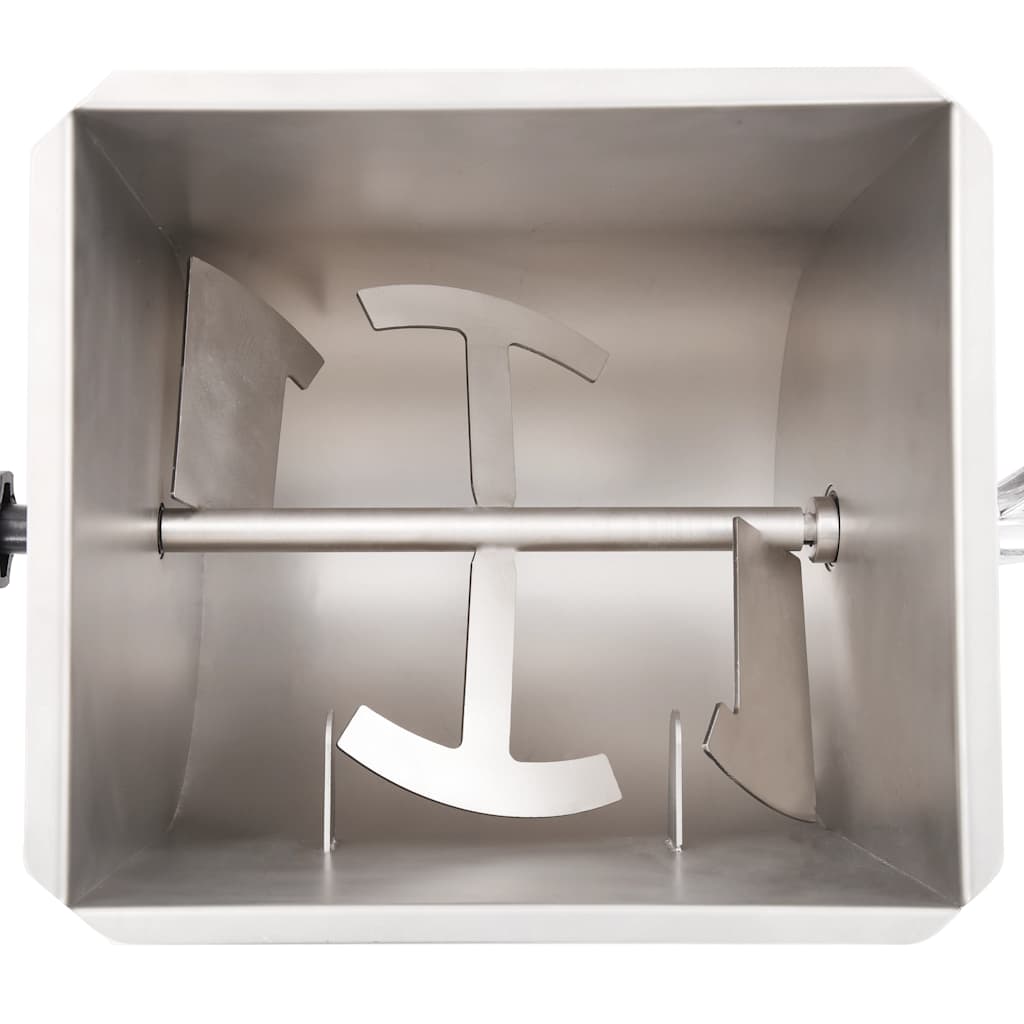 Kødblander med gearkasse rustfrit stål sølvfarvet - number 6.