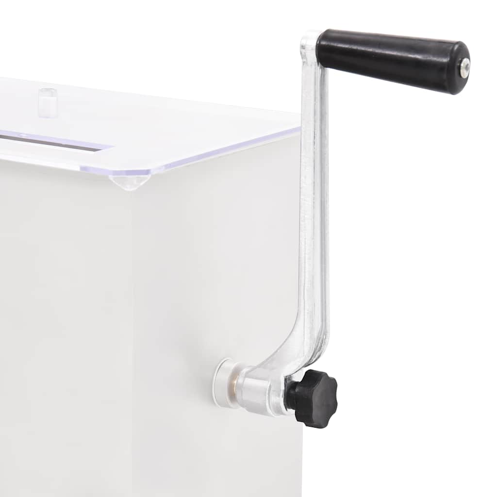 Manuel kødblander med låg rustfrit stål sølvfarvet - number 5.