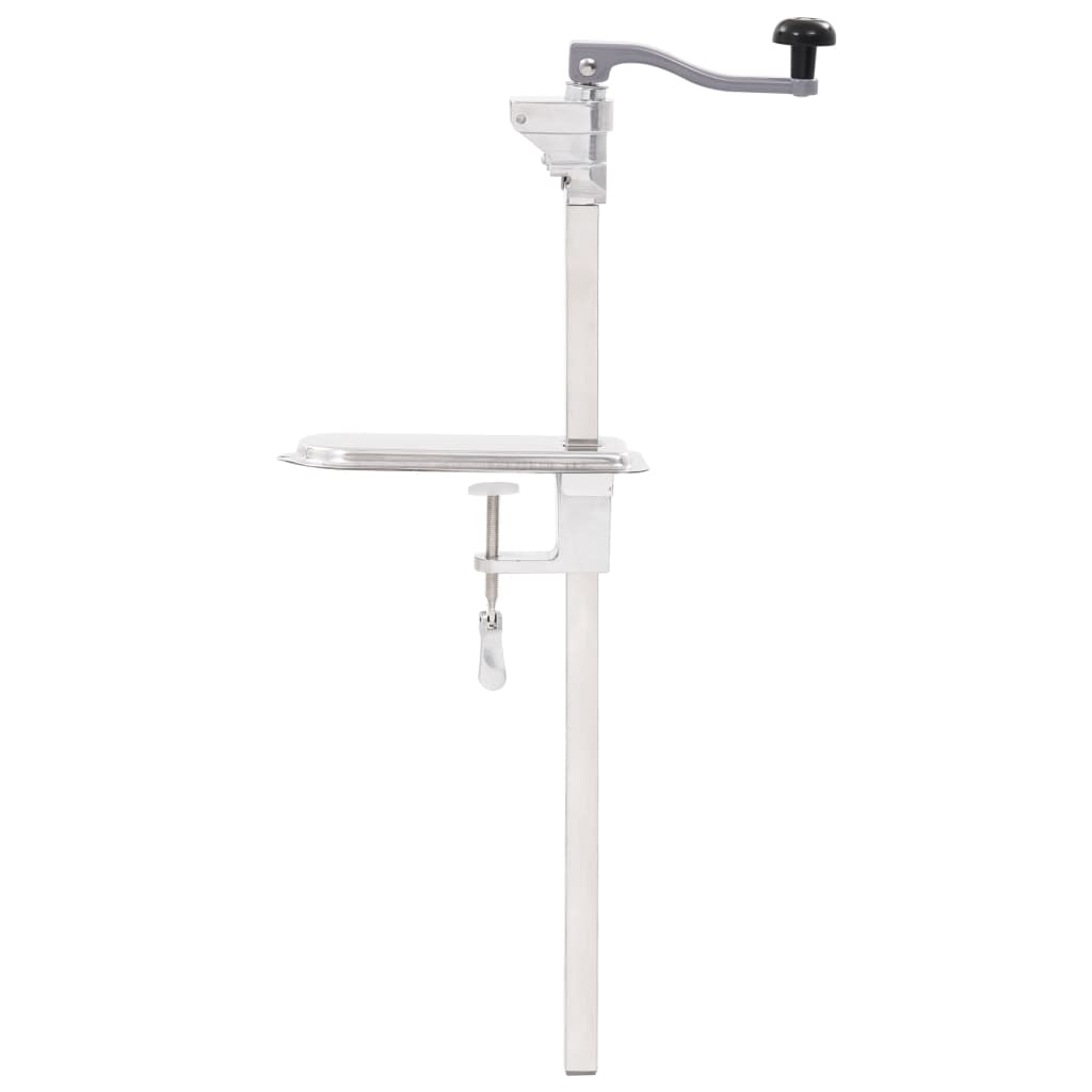 Dåseåbner 70 cm aluminium og rustfrit stål sølvfarvet - number 2.