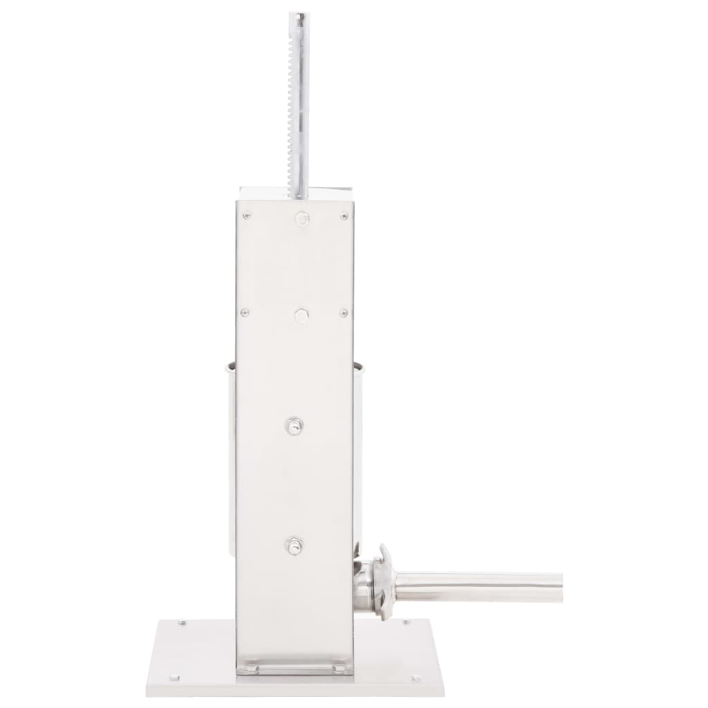 Manuel pølsestopper 3 l rustfrit stål sølvfarvet - number 4.