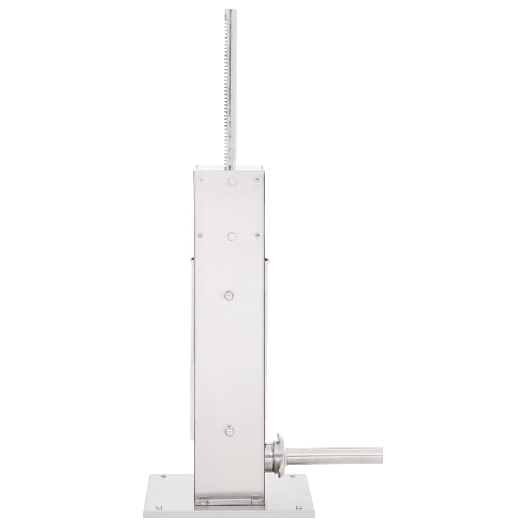 Manuel pølsestopper 5 l rustfrit stål sølvfarvet - number 4.