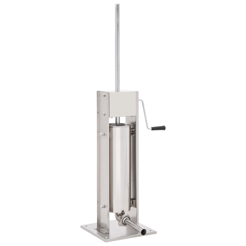 Manuel pølsestopper 7 l rustfrit stål sølvfarvet - number 1.