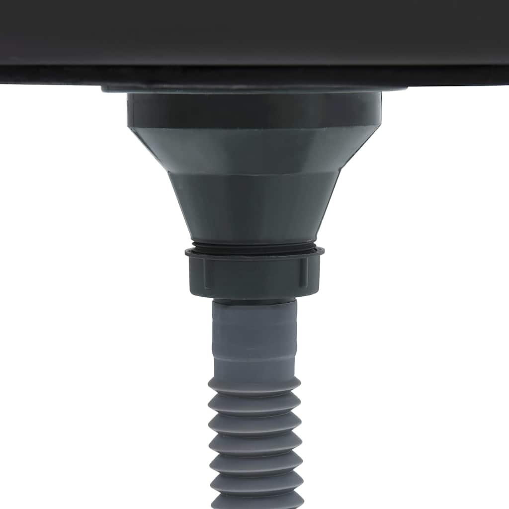 Køkkenvask med strainer og vandlås rustfrit stål - number 7.