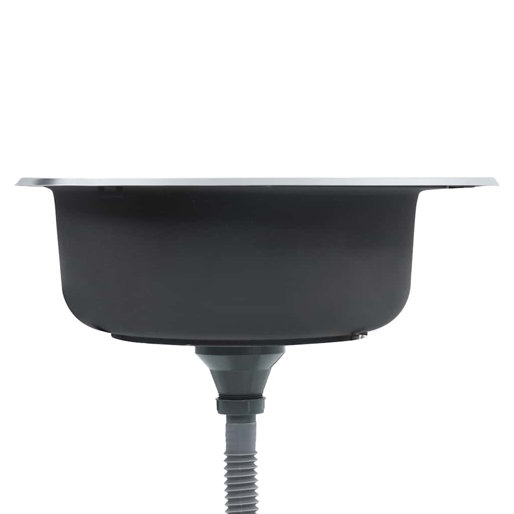 Diskbänk med sil och rostfritt vattenlås - number 4.