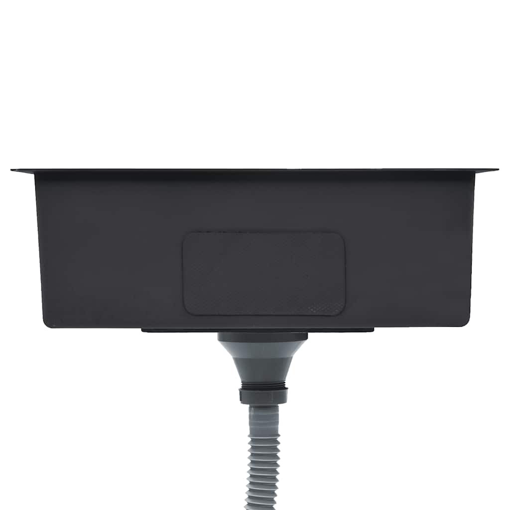 Évier de cuisine fait main en acier inoxydable - argent, 59 x 44 x 20 cm - number 5.