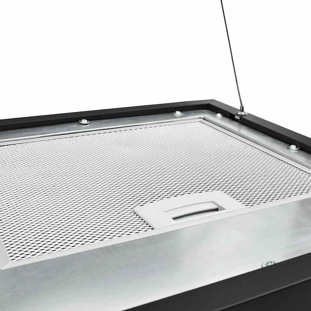 Hængende ø-emhætte med touchsensor lcd 37 cm pulverlakeret stål - number 5.