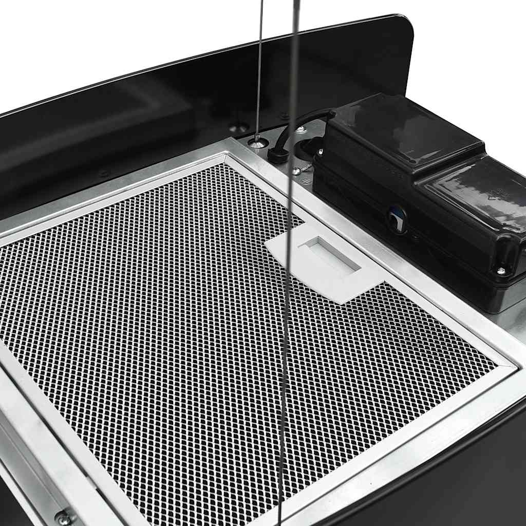 Hængende ø-emhætte med touchsensor lcd hærdet glas - number 5.