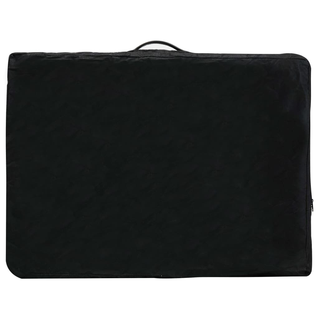 Massagebord med 4 zoner træstel 186x68 cm antracitgrå - number 11.