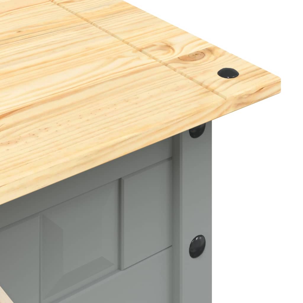 Stolik kawowy 100 x 55 x 44 cm sosna seria corona - szary, 1 - number 7.