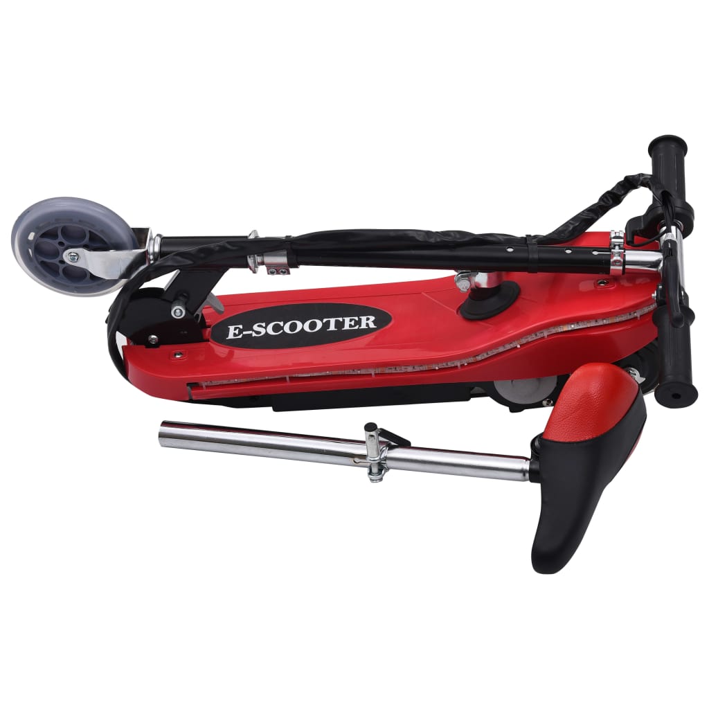 Løbehjul til børn med sæde og led-lys 120 w rød - number 7.