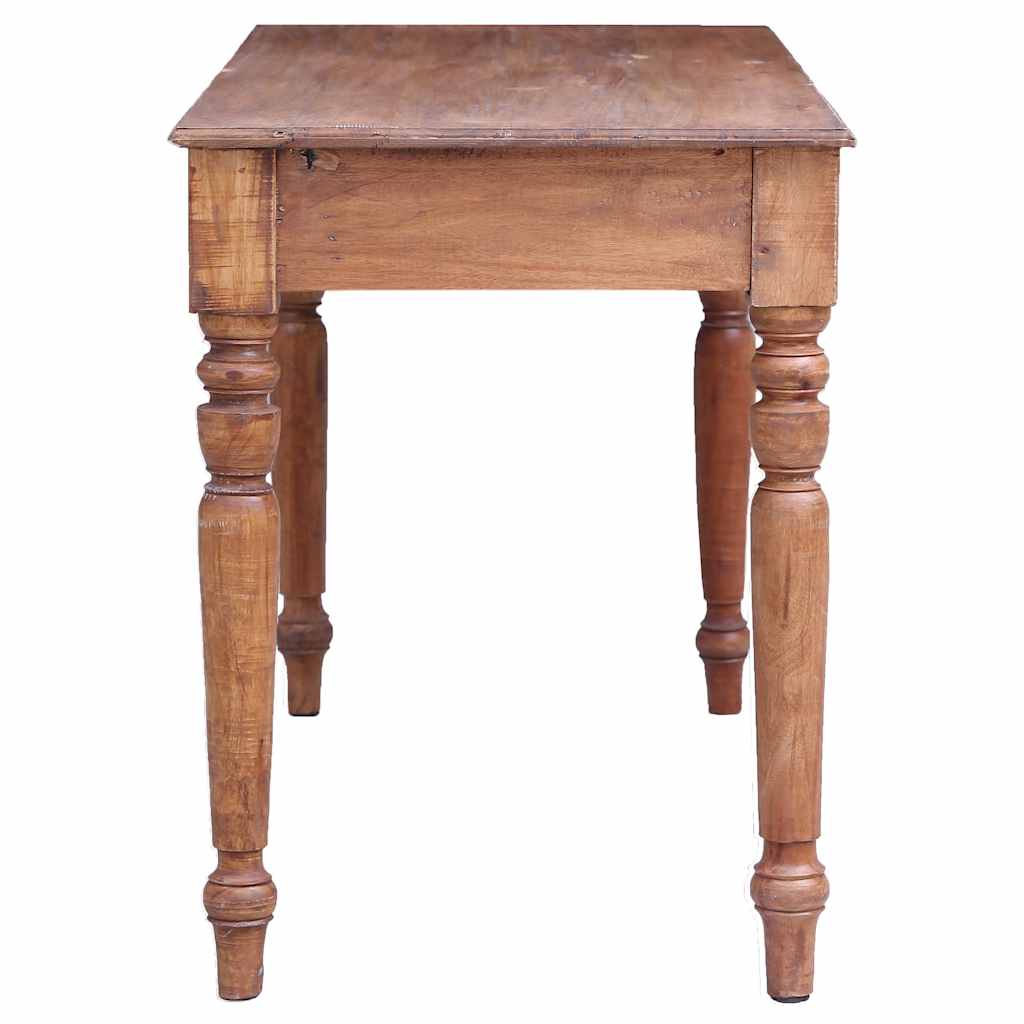 Radni stol s ladicama 117x57x75 cm puno drvo mahagonij - puno reciklirano drvo - number 5.