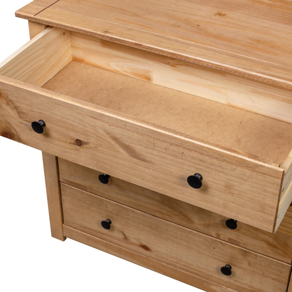 Sideskap 80 x 40 x 73 cm furu panama - number 4.