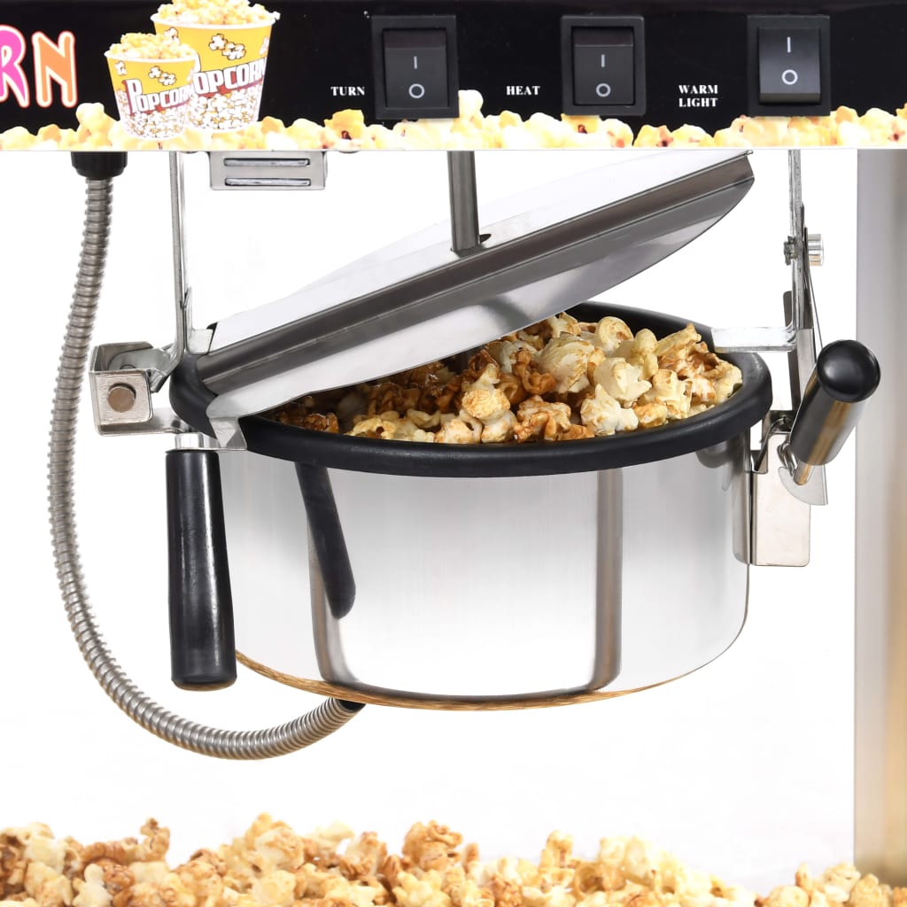 Popcornmaskine med teflongryde 1400 w - number 5.