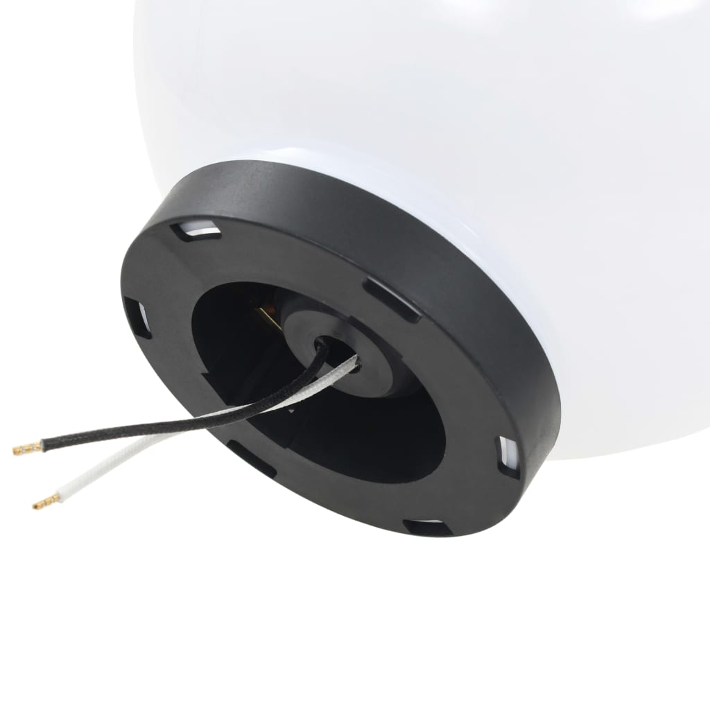 Led-kuglelamper 4 stk. kugleformet 20 cm pmma - number 6.