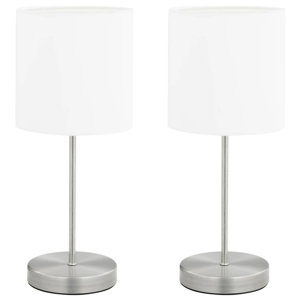 Table lamps 2 pcs. touch button e14 white - number 2.