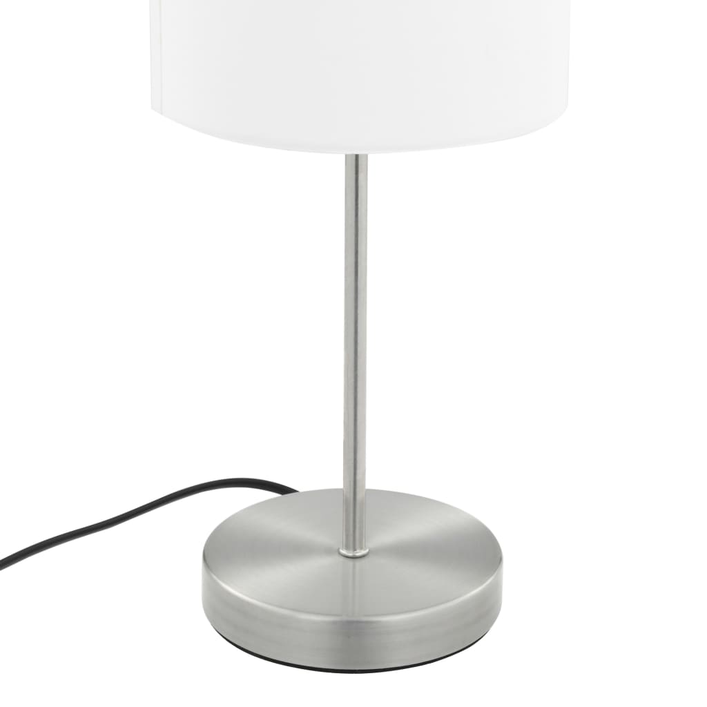 Table lamps 2 pcs. touch button e14 white - number 7.