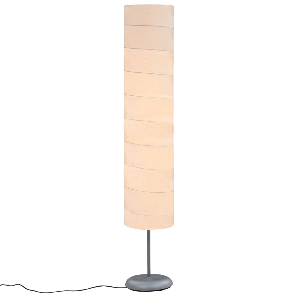 Lampadaire avec pied 121 cm e27 blanc - number 2.