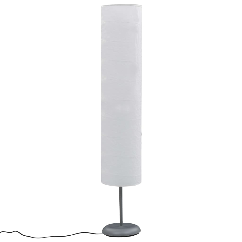 Lampadaire avec pied 121 cm e27 blanc - number 3.