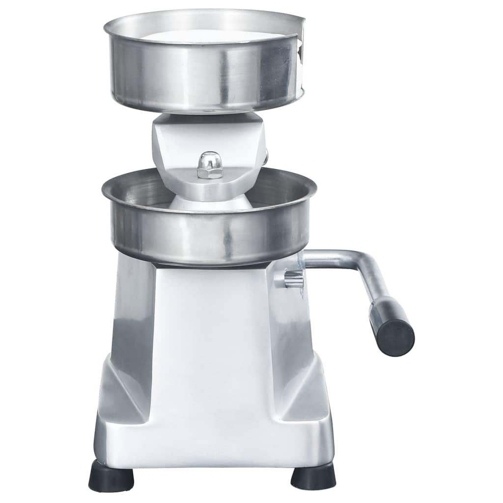 Hamburgerpresser med 500 mellemlægningspapirer 13 cm aluminium - number 3.