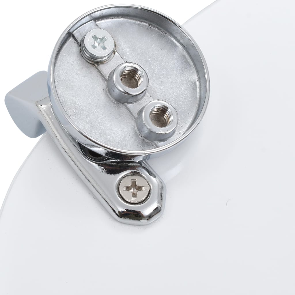 Toalettstolar 2 st. med lock mdf clamshell design - number 8.