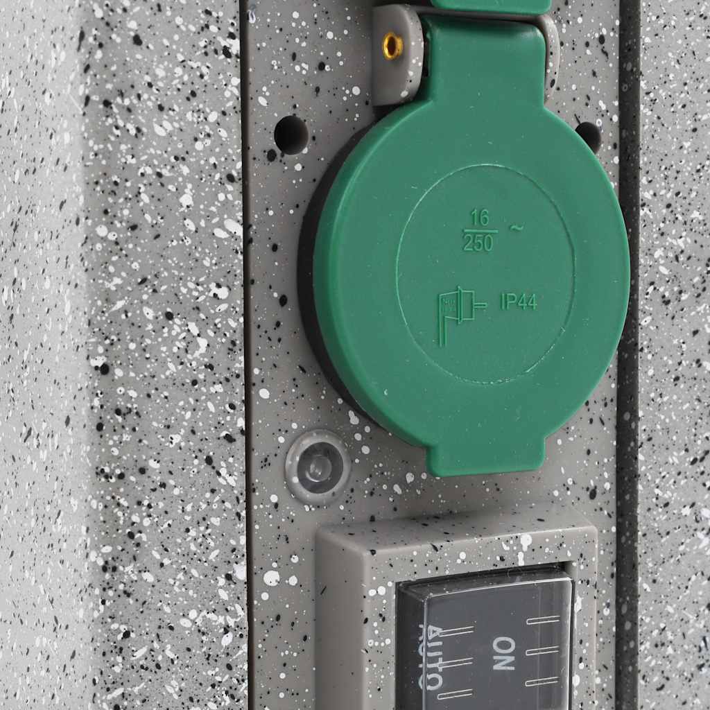 Borne de prise pour le jardin avec capteur crépusculaire en plastique - number 6.