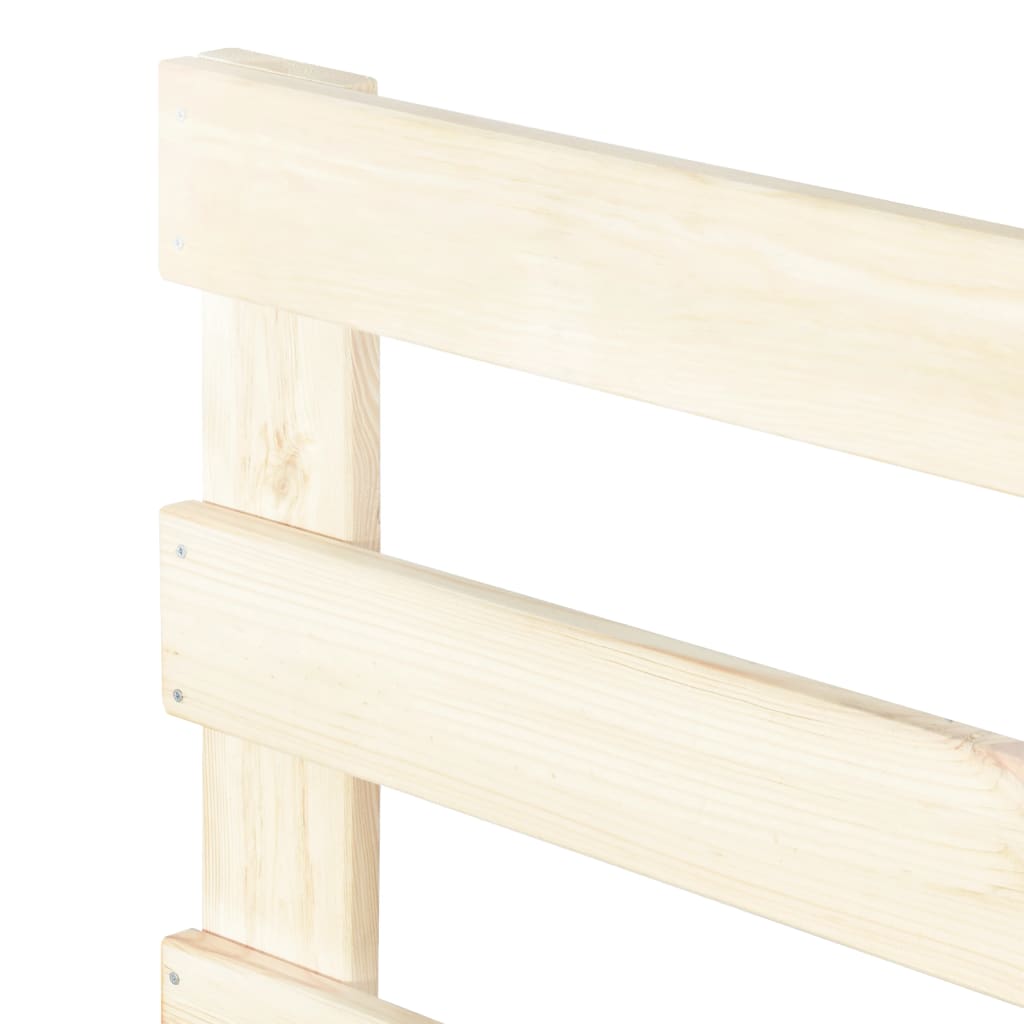 Palleseng massivt fyrretræ 160 x 200 cm - number 6.